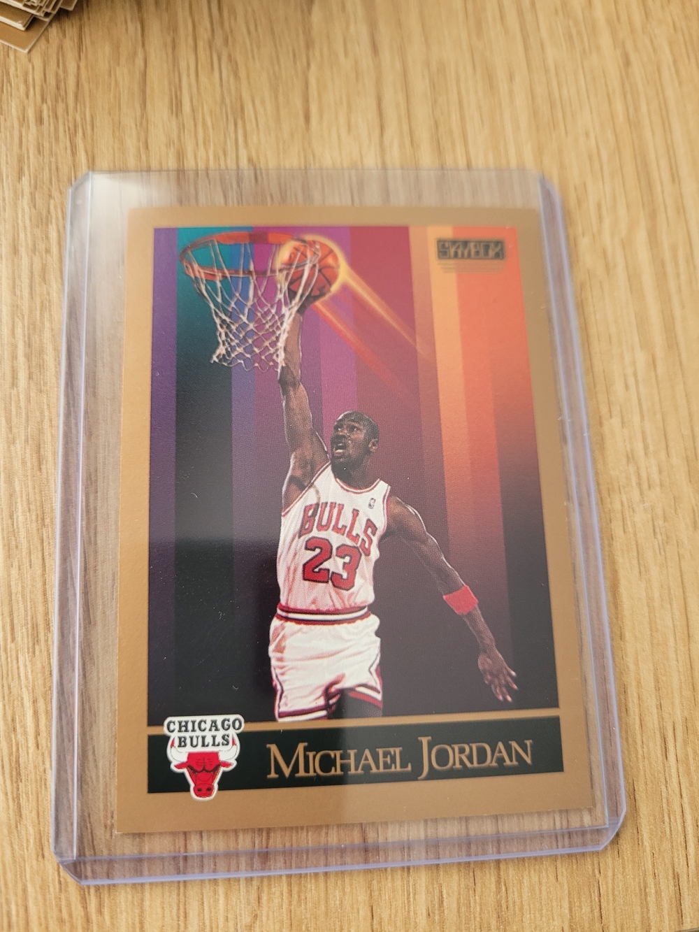 1990 Skybox Michael Jordan Chicago Bulls Basketball Card - Red/White/Gold